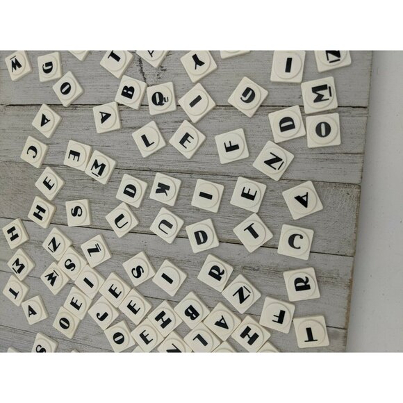 1985 Last Word Board Game Replacement Playing Tile Pieces Only Letters - Picture 3 of 5